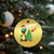 Funny Xmas Dinosaurs Extinction Christmas Ornament Is That Santa Cute Dino - Wonder Print Shop