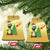 Funny Xmas Dinosaurs Extinction Christmas Ornament Is That Santa Cute Dino - Wonder Print Shop