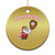 Xmas Baseball Christmas Ornament Funny Santa Playing Baseball Merry Christmas - Wonder Print Shop