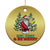 Funny Xmas Pickleball Christmas Ornament Eat Dink Be Merry Santa Pickleball Player - Wonder Print Shop