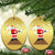 Xmas Bowling Christmas Ornament Funny Santa Playing Bowling Merry Christmas - Wonder Print Shop