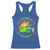 Funny Xmas Dumpster Fire Racerback Tank Top This Little Light Of Mine Unicorn Rainbow