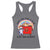 Funny Xmas Dumpster Fire Racerback Tank Top Hope You Have The Year You Deserve Santa Raccoon