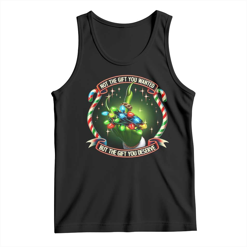 Funny Xmas Tank Top Not The Gift You Wanted But The Gift You Deserve