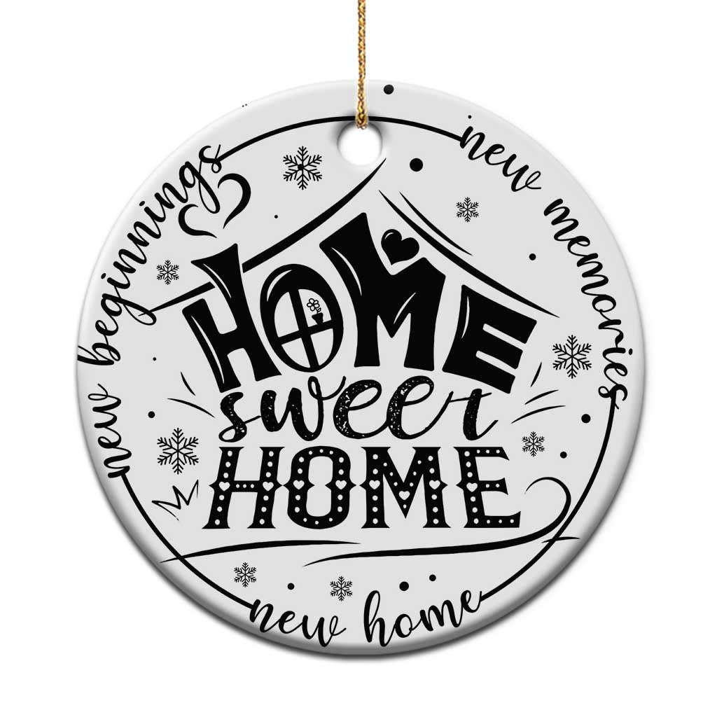 First Christmas New Home Christmas Ornament Home Sweet Home - Wonder Print Shop