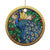 Peacock Christmas Ornament Bird Lover Aesthetic - Wonder Print Shop