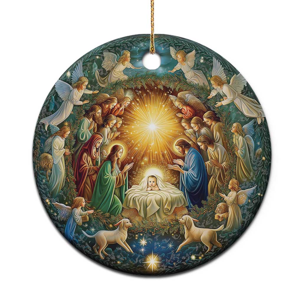 Nativity Christmas Religious Christian Gift Christmas Ornament - Wonder Print Shop