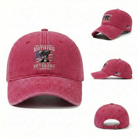 Veterans Day Washed Cotton Baseball Cap We Owe Illegals Nothing Veterans Everything