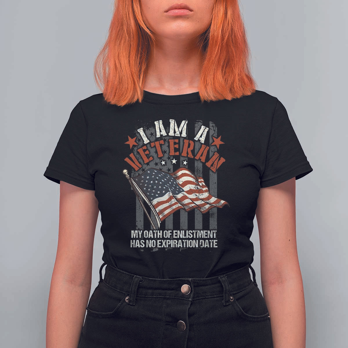 Veteran Pride T Shirt For Women My Oath Has No Expiration