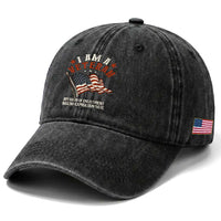 Veteran Pride Washed Cotton Baseball Cap My Oath Has No Expiration