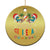 Xmas Cruising Christmas Ornament Merry Cruisemas Palm Tree Sunglass Cruise - Wonder Print Shop