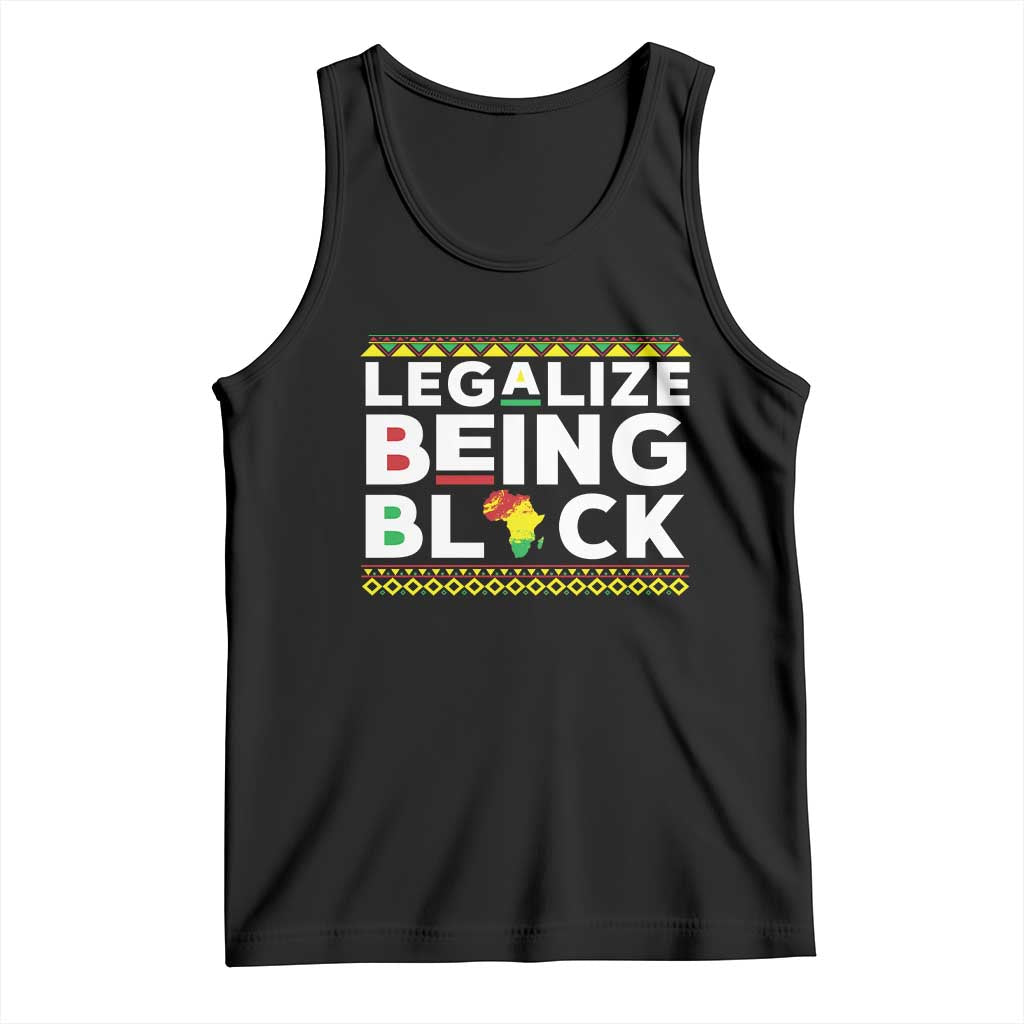 Black Pride Tank Top Legalize Being Black History Month