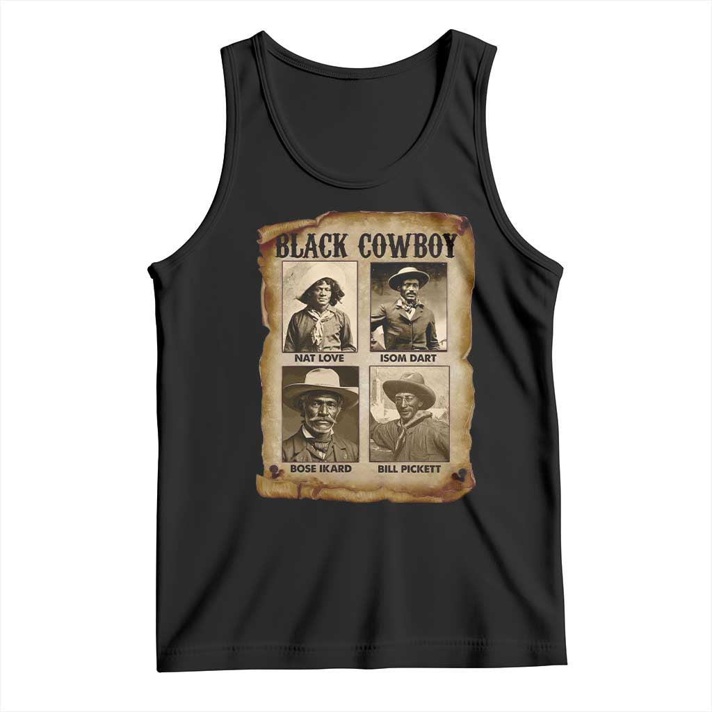 Black Cowboy Tank Top African American Legendary Cowboys Black History