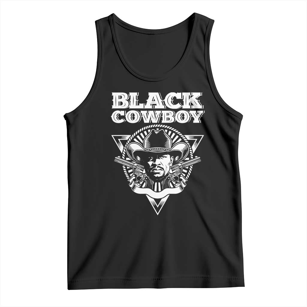 African American Cowboy Black History Tank Top