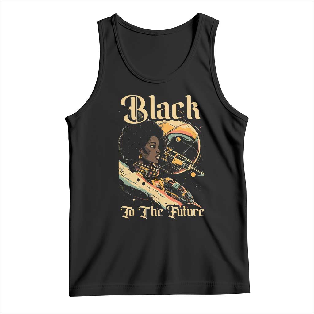 Afrofuturism African American Tank Top Black To The Future