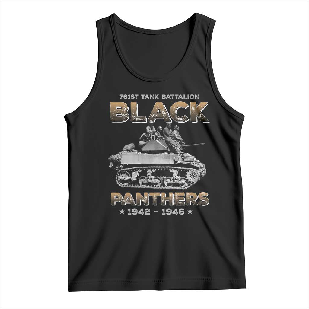 761st Tank Battalion Tribute Black Panther Party History Tank Top