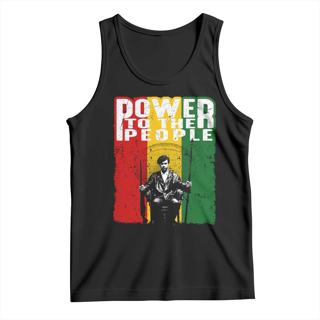 Black Panther Party Huey P. Newton Tank Top Power To The People Black History