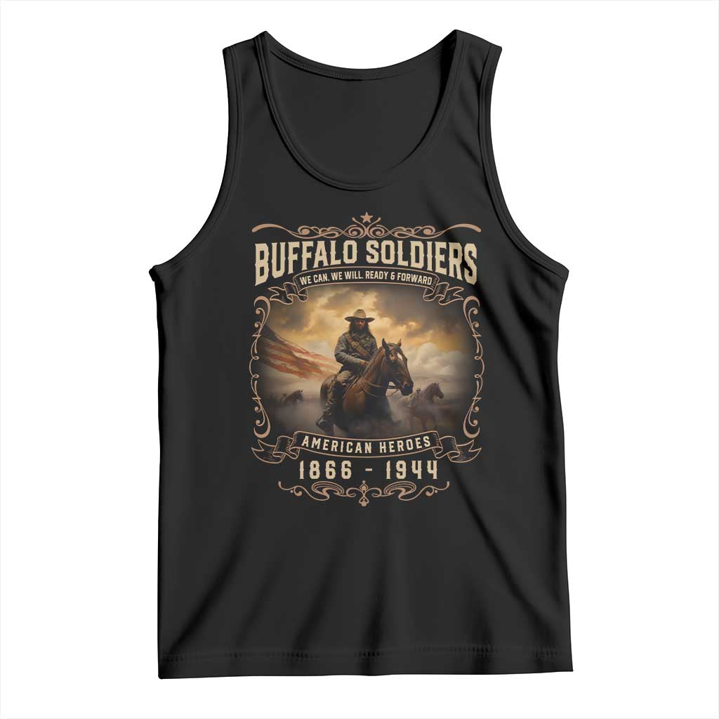 Buffalo Soldiers Tank Top American Heros Cavalry Black History