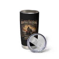 Buffalo Soldiers Tumbler Cup American Heros Cavalry Black History - Wonder Print Shop