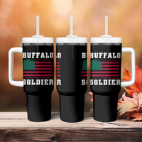 Buffalo Soldiers Tumbler With Handle African American Cavalry Black History - Wonder Print Shop