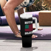 Buffalo Soldiers Tumbler With Handle African American Cavalry Black History - Wonder Print Shop