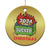 Funny Dumpster Fire Sucked But Yay Christmas 2024 Christmas Ornament - Wonder Print Shop