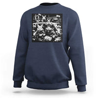 Funny Bunny Gang Sweatshirt Vintage Rabbit Meme