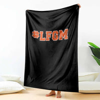 LFGM Throw Blanket Vintage Retro Throwback Design
