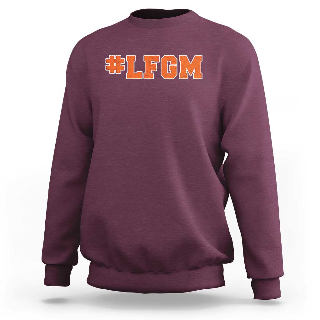 LFGM Sweatshirt Vintage Retro Throwback Design