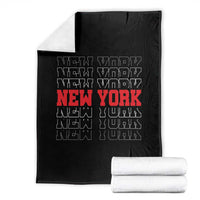 New York Vintage Throw Blanket State Pride Classic Throwback Design