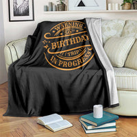 50th Birthday Trip Throw Blanket Retro Funny Milestone Vacation - Wonder Print Shop