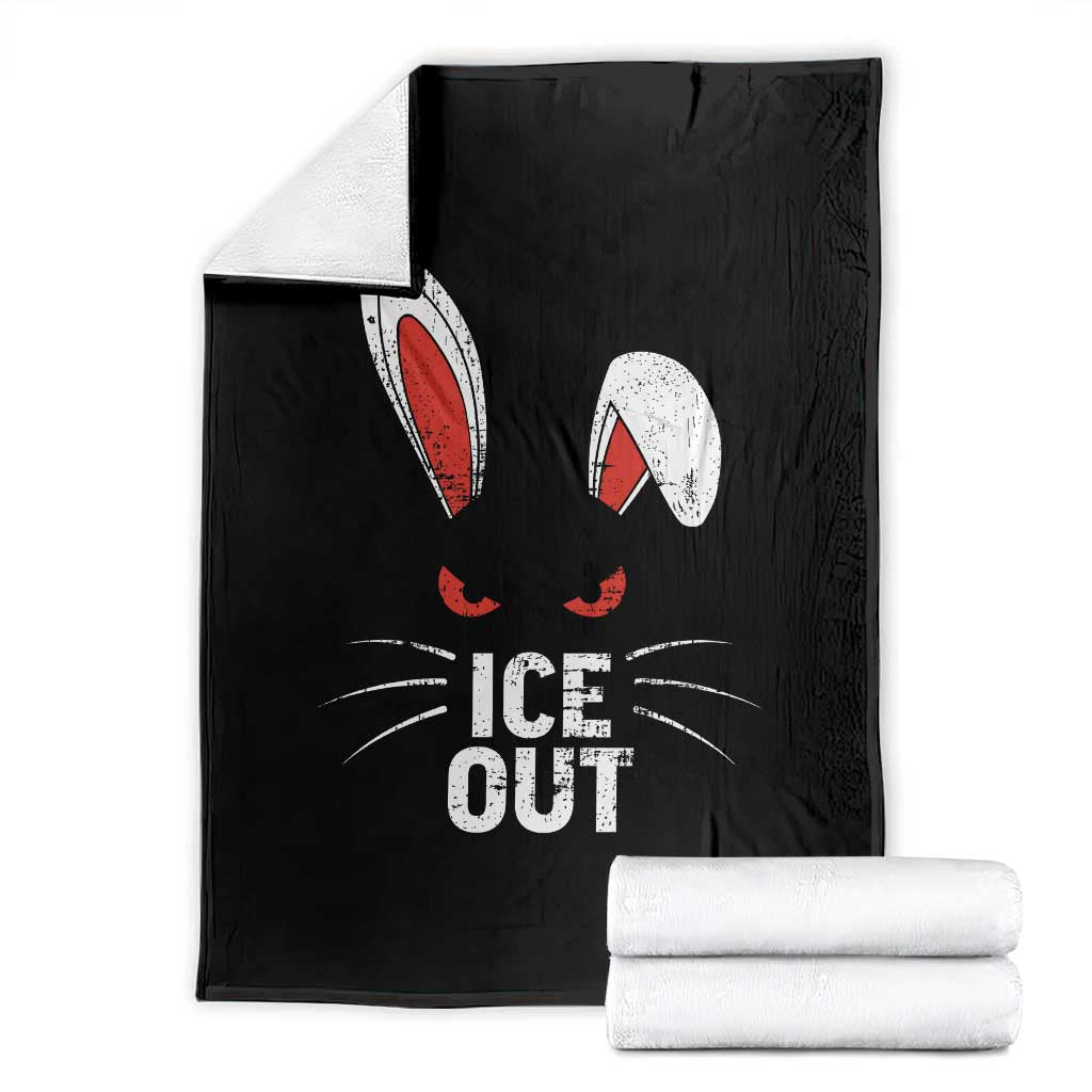 Bunny Ice Out Throw Blanket Resist FDT Anti Immigration Enforcement