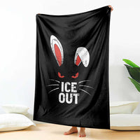 Bunny Ice Out Throw Blanket Resist FDT Anti Immigration Enforcement