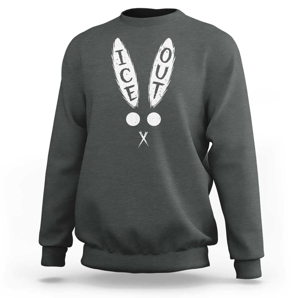 Bunny Bad Ice Out Sweatshirt Rabbit FDT Anti Immigration Enforcement