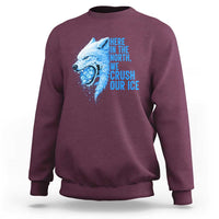 Crush Ice Sweatshirt Wolf Human Rights Protest