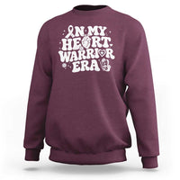 CHD Heart Disease Awareness Sweatshirt In My Heart Warrior Era