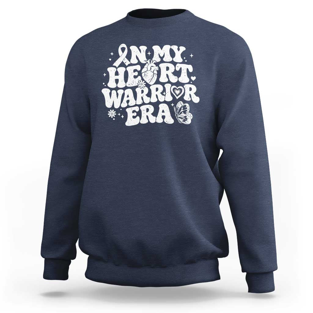 CHD Heart Disease Awareness Sweatshirt In My Heart Warrior Era