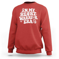 CHD Heart Disease Awareness Sweatshirt In My Heart Warrior Era