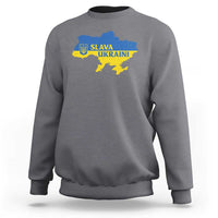 Slava Ukraini Sweatshirt Ukrainian Ukraine Flag Pride