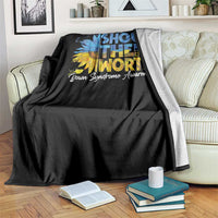 Down Syndrome Awareness Sunflower Throw Blanket Shout Their Worth