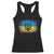 Vintage Ukraine Ukrainian Flag Racerback Tank Top Ukrainians Gifts