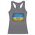 Vintage Ukraine Ukrainian Flag Racerback Tank Top Ukrainians Gifts