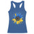 Sunflower Ukraine Flag Racerback Tank Top Patriot Patriotic Ukraine Ukrainian National Flag