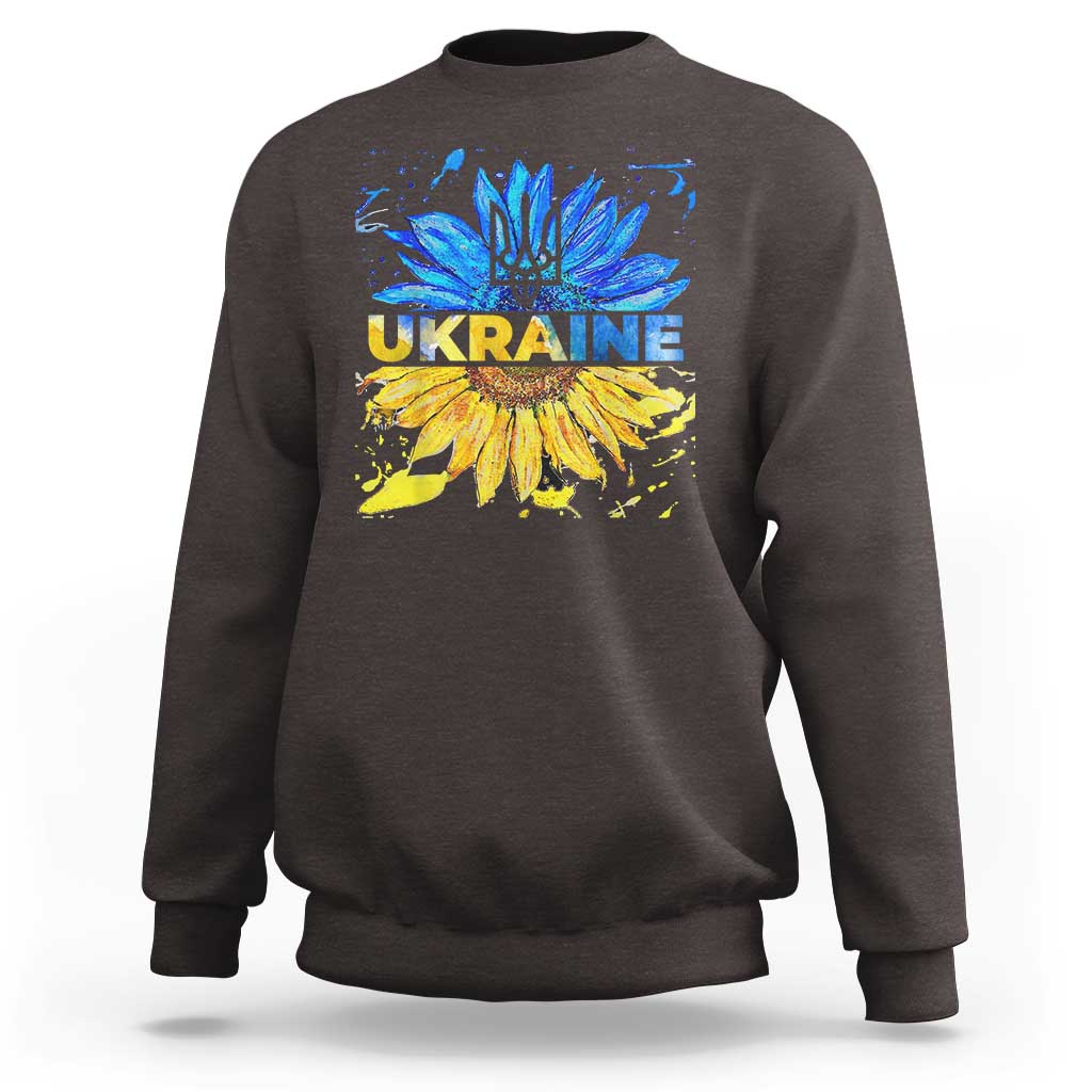 Ukraine Sunflower Ukrainian Flag Sweatshirt