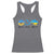 Peace Love Ukraine Sunflower Flag Racerback Tank Top