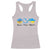 Peace Love Ukraine Sunflower Flag Racerback Tank Top