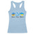 Peace Love Ukraine Sunflower Flag Racerback Tank Top