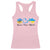 Peace Love Ukraine Sunflower Flag Racerback Tank Top