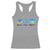 Peace Love Ukraine Sunflower Flag Racerback Tank Top