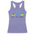 Peace Love Ukraine Sunflower Flag Racerback Tank Top